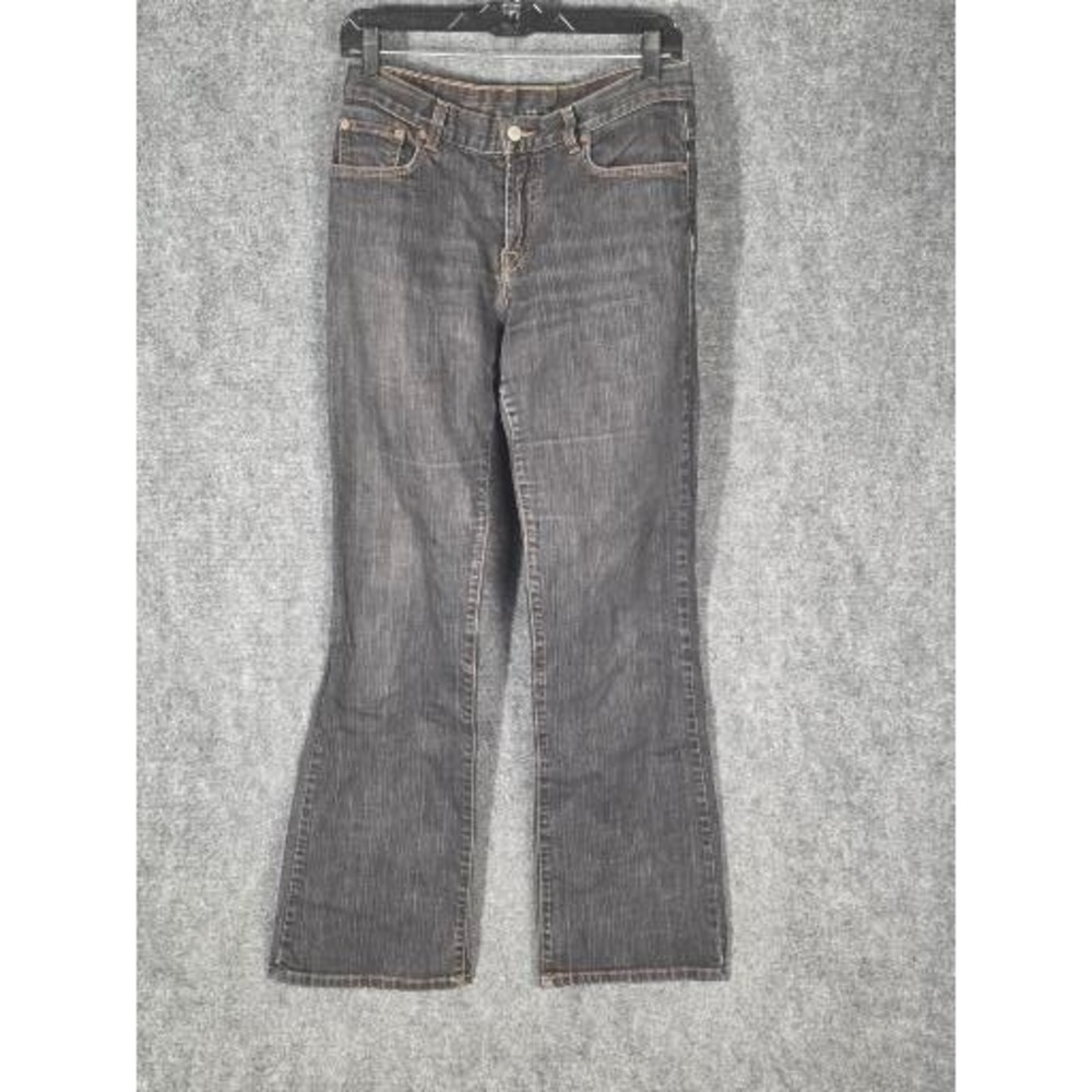 Lucky Brand Jeans Womens 6 28 Black Flare Bootcut Classic Fit Made In USA Denim